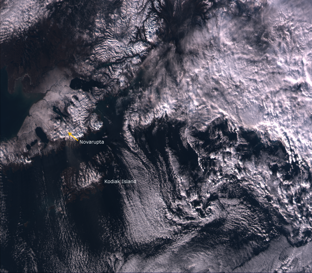 VIIRS "true color" RGB composite of channels M-03, M-04 and M-05, taken 22:23 UTC 30 October 2012