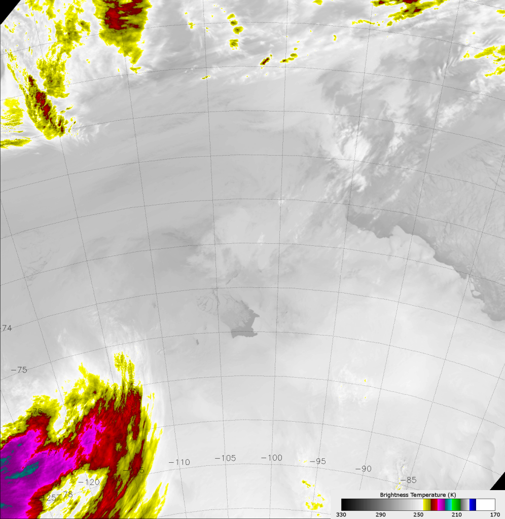 VIIRS IR image (M-15) taken 23:34 UTC 7 November 2013