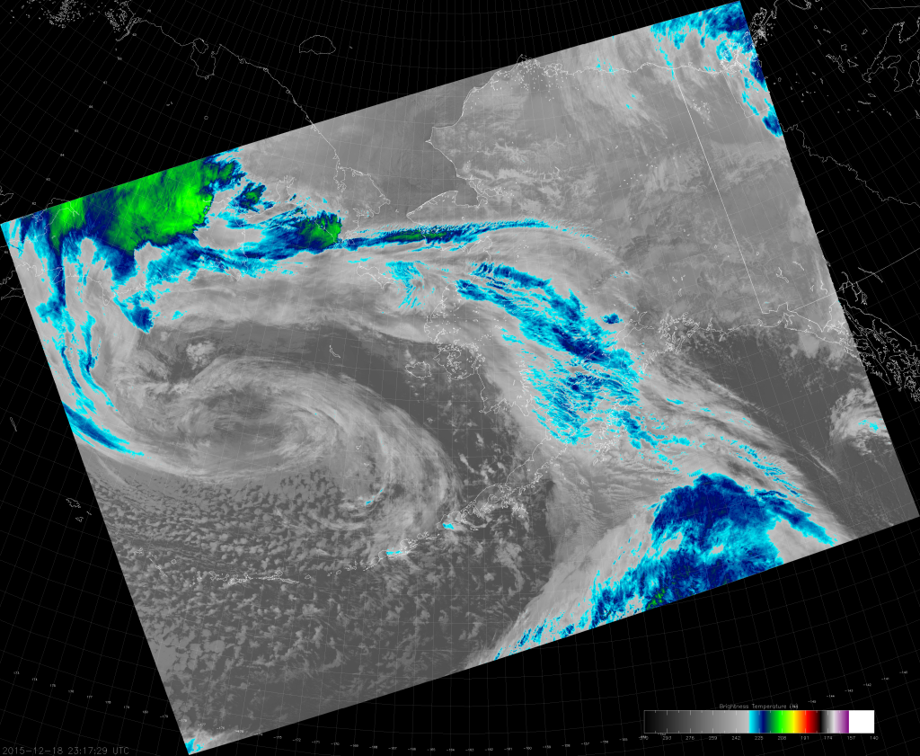 VIIRS I-5 image (23:17 UTC 18 December 2015)