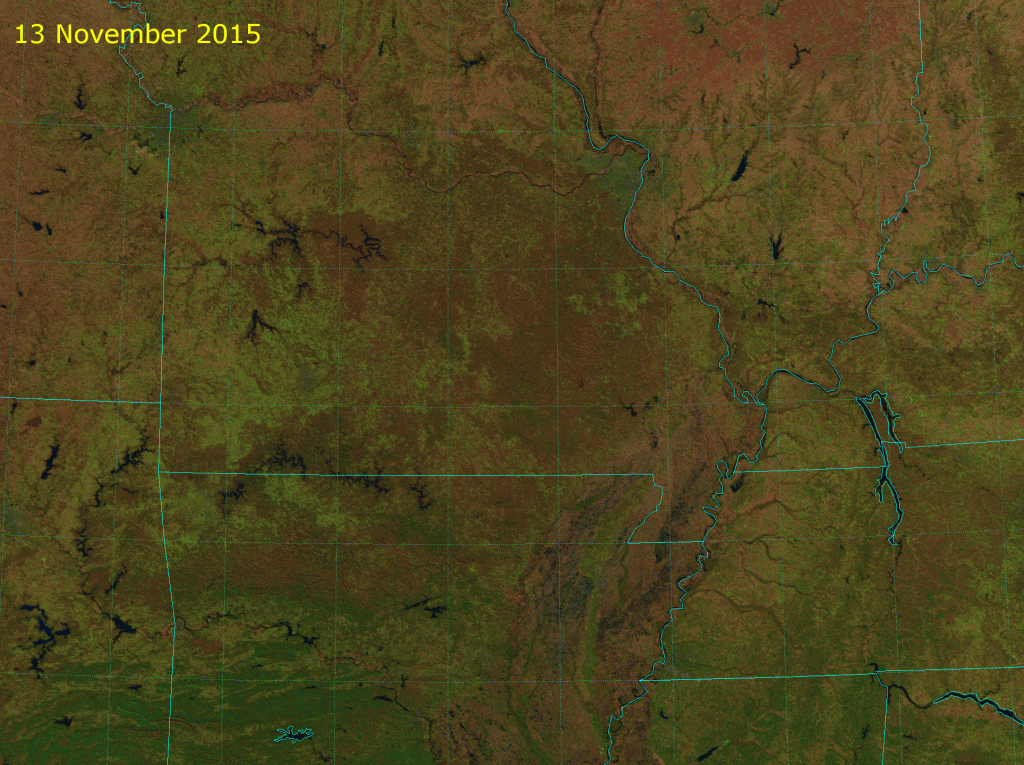 Animation of VIIRS Natural Color RGB images from 13 November 2015 and 1 January 2016