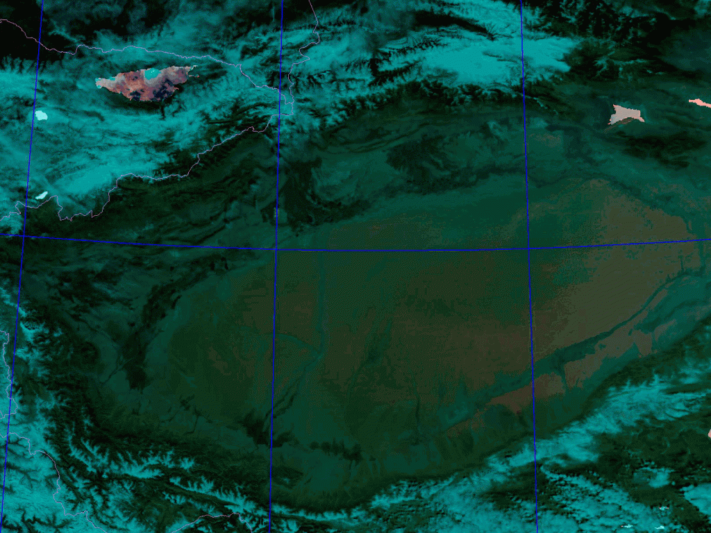 Animation of VIIRS Blue Light Dust images (1-7 March 2016)