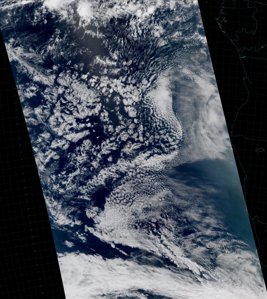 VIIRS True Color RGB composite of channels M-3, M-4 and M-5 (12:45 UTC 26 April 2016)