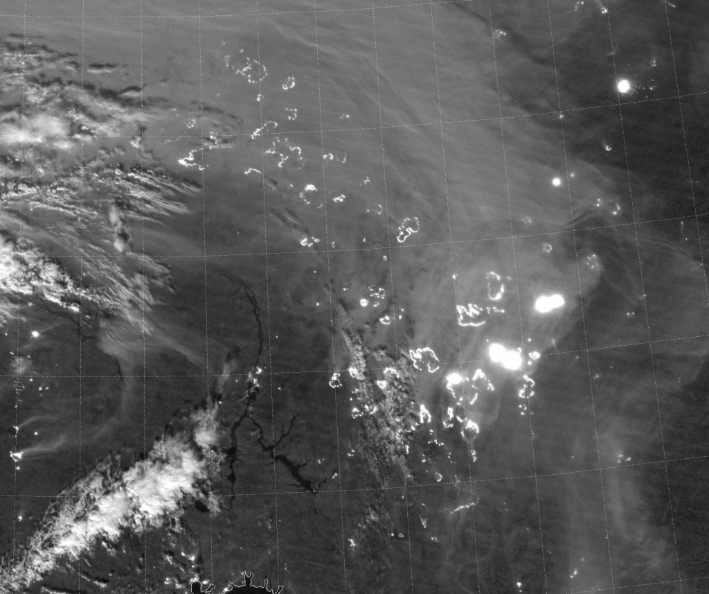 VIIRS Day/Night Band image (19:11 UTC 18 September 2016)