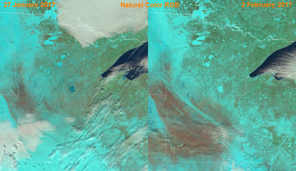 Comparison of VIIRS Natural Color RGB composites