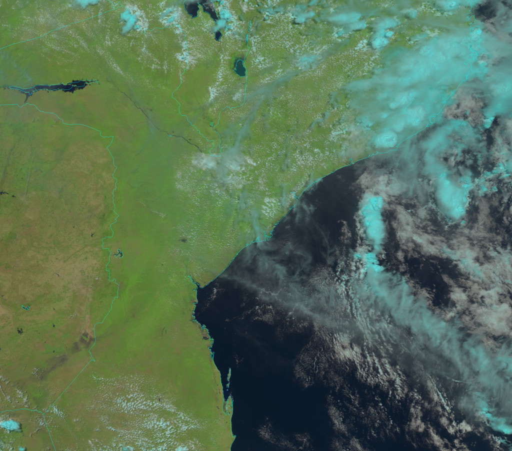 NOAA-20 VIIRS Natural Color RGB composite image (11:32 UTC, 1 March 2019)