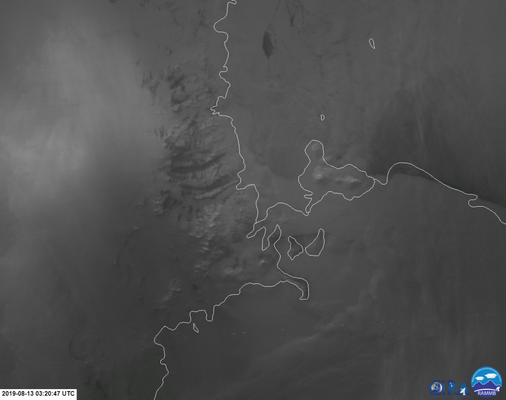 Animation of VIIRS DNB images (13 August 2019)