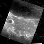 VIIRS DNB image of the aurora borealis, 09:37 UTC 17 March 2015