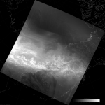 VIIRS DNB image of the aurora borealis, 14:40 UTC 17 March 2015