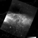 VIIRS DNB image of the aurora borealis, 23:08 UTC 17 March 2015