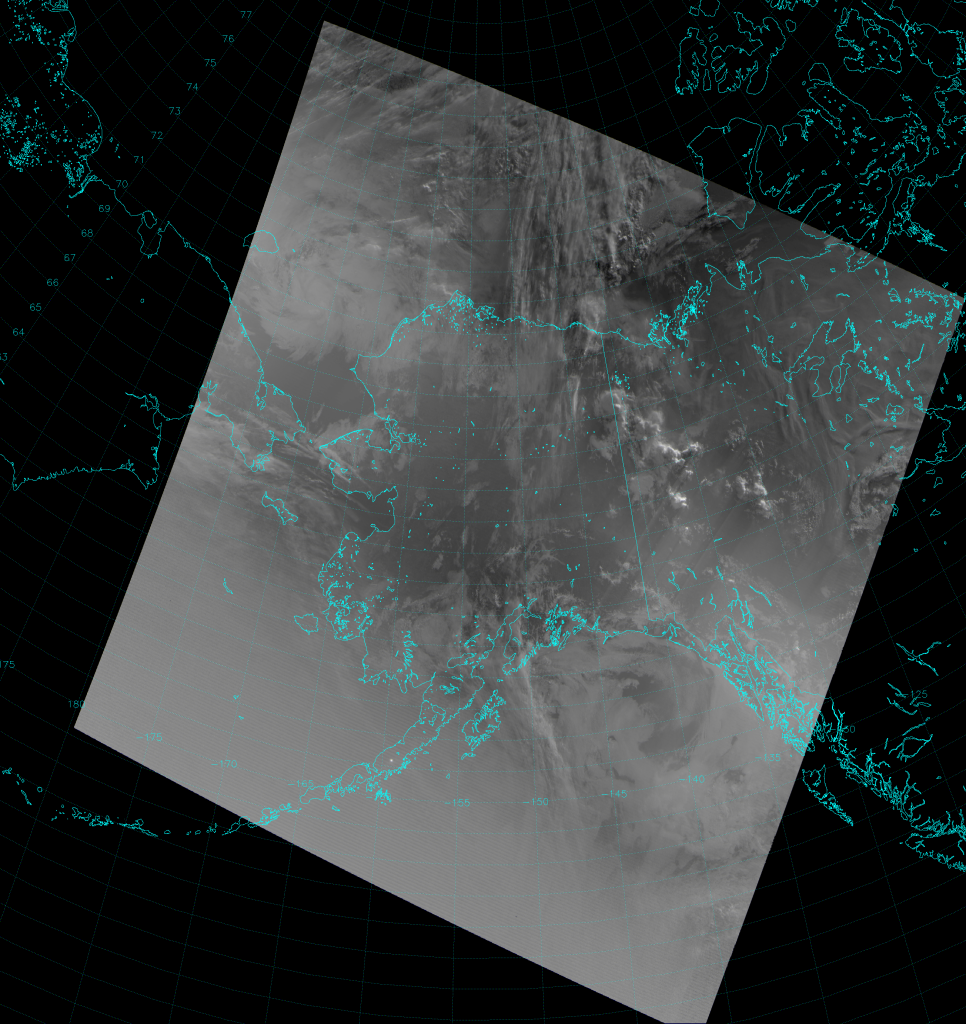 NCC image using logarithmic scaling