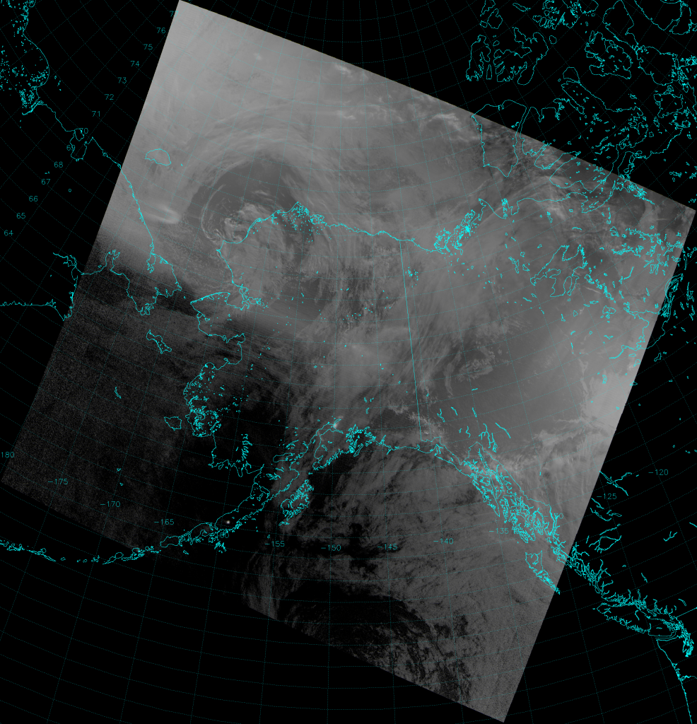 VIIRS NCC image, taken 12:30 UTC 30 August 2013