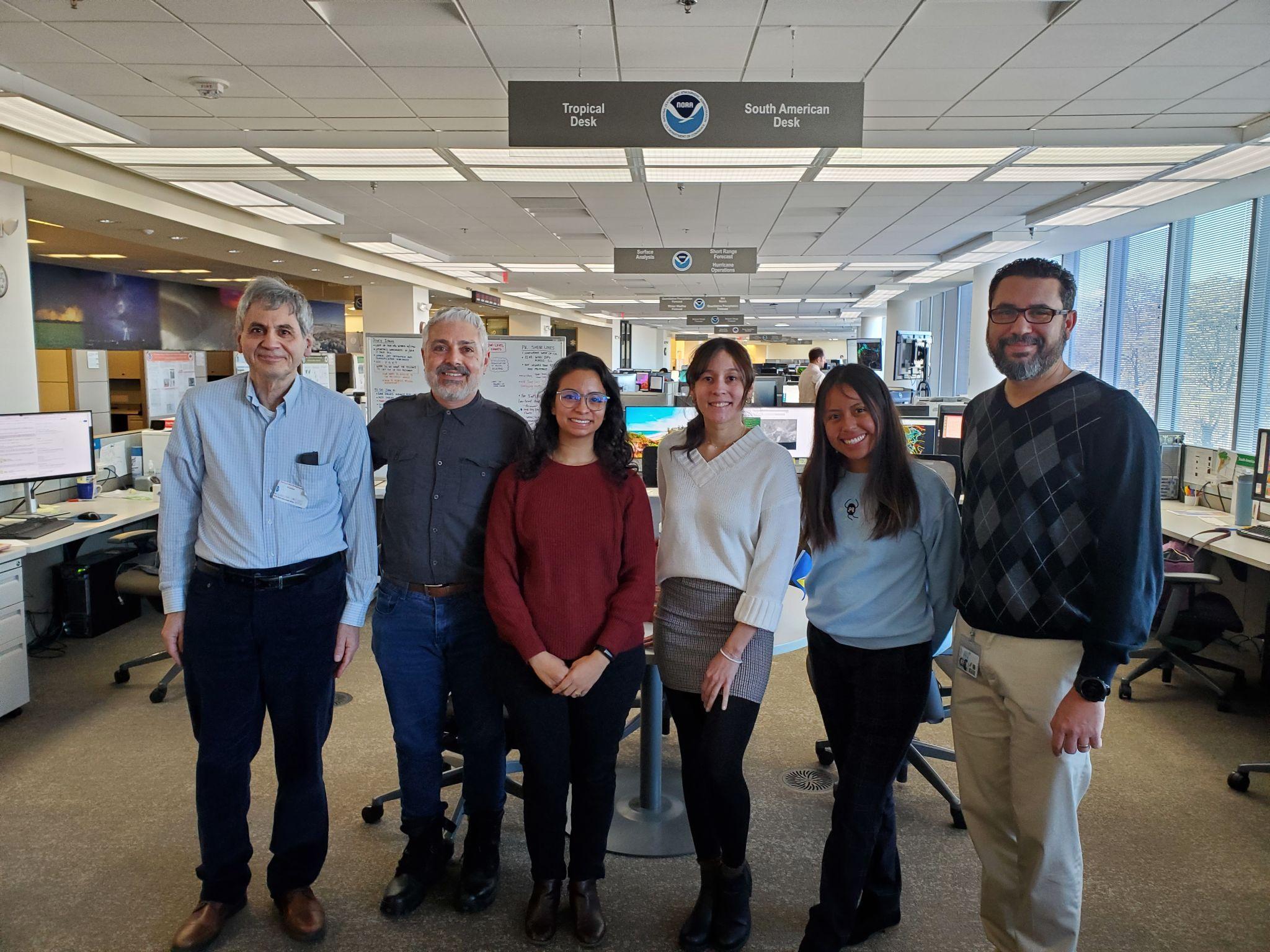 Group from NWS/NCEP Weather Prediction Center Training from 2025