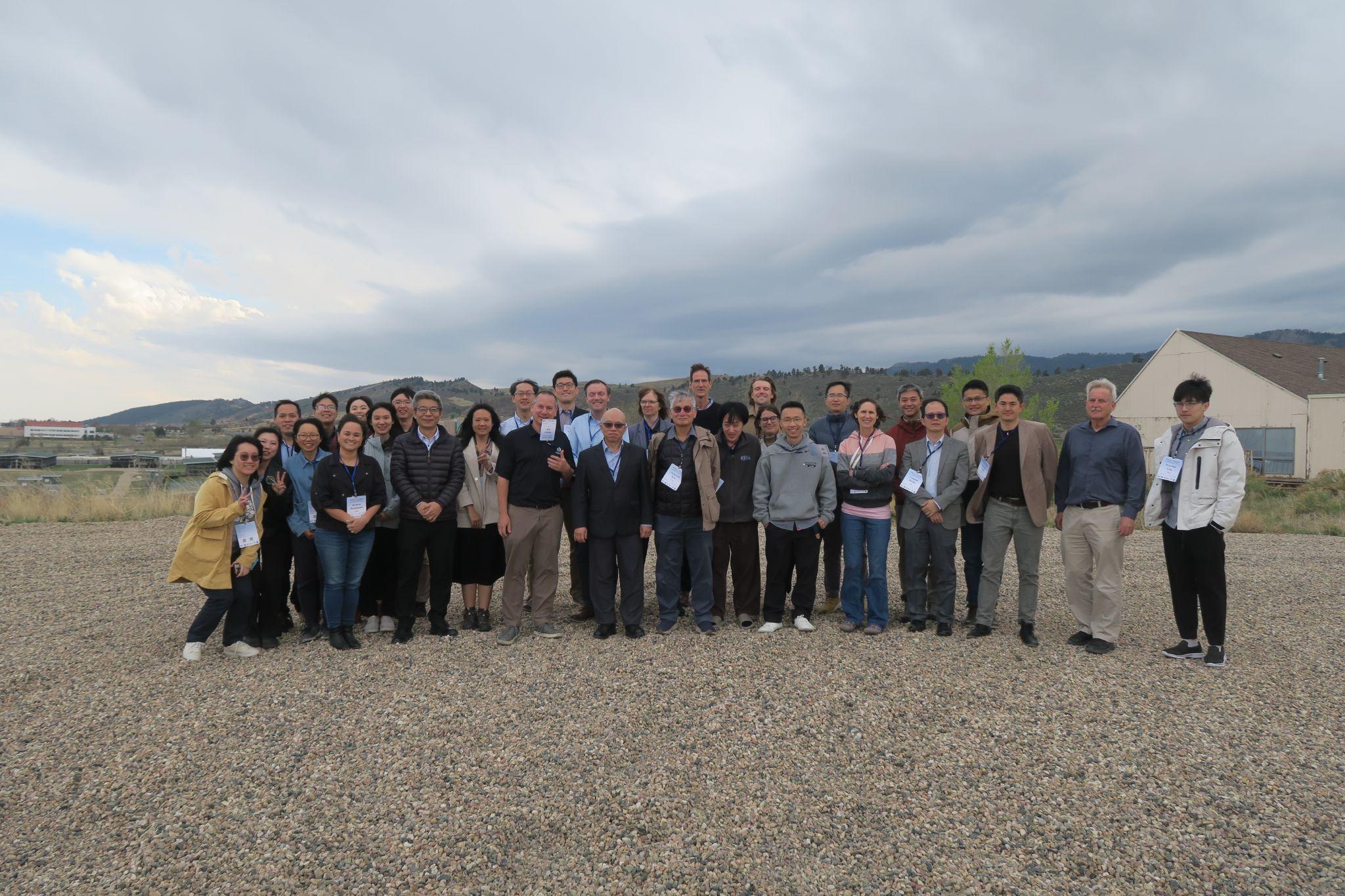 Group photo of the participants of the 2025 Taiwan-US Workshop on AI/ML for Satellite Data, Severe Weather, and Tropical Cyclones at CIRA on April 17, 2025.